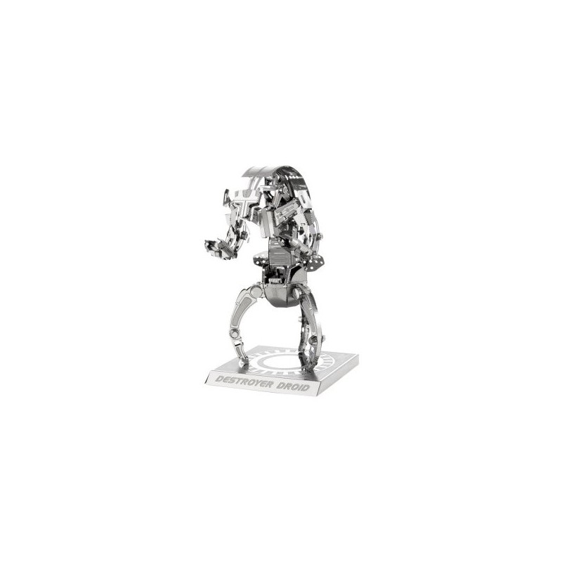 MAQUETA 3D METAL FASCINATIONS STAR WARS DROIDE MODELO DROIDEKA MONTAJE SIN PEGAMENTO NI SOLDADURA