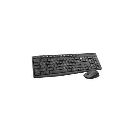 Teclado + mouse logitech mk235 wireless inalambrico portugues