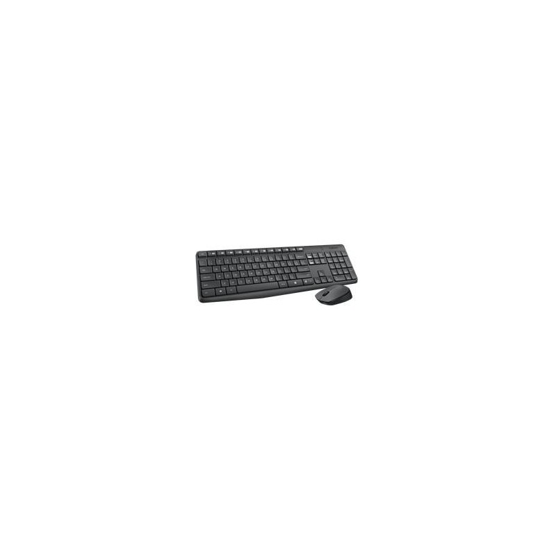 Teclado + mouse logitech mk235 wireless inalambrico portugues