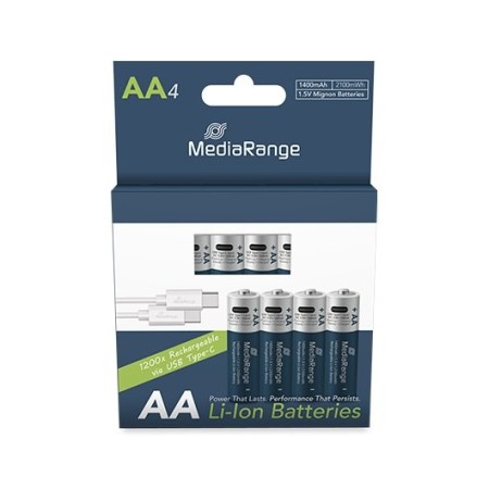 PILAS RECARGABLES MEDIARANGE AA