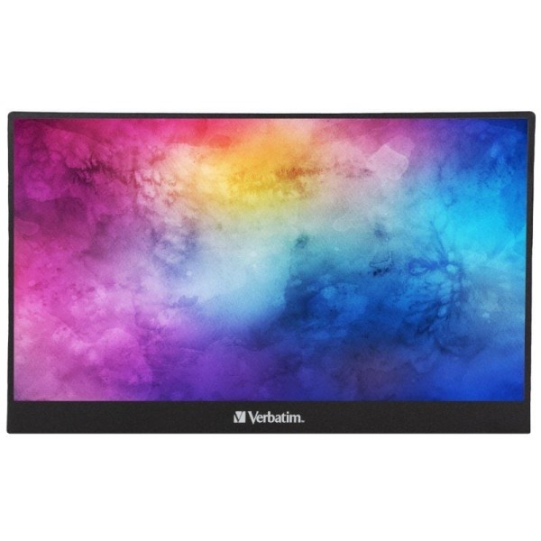 Monitor Portátil Verbatim PM-14 14″/ Full HD/ Multimedia/ Negro