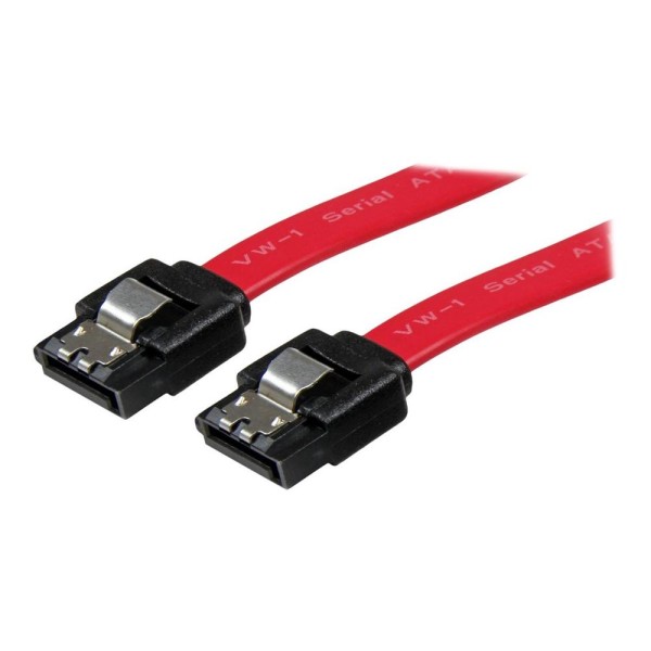 Cable sata startech 0.30m - macho - macho - rojo