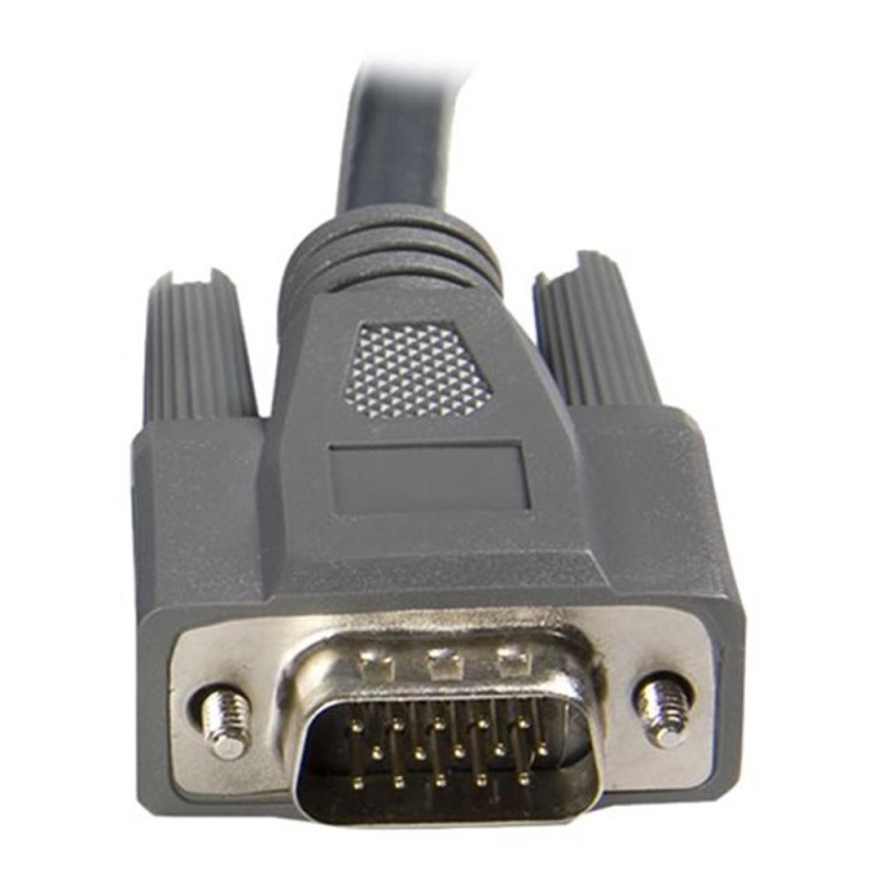 Cable 2x vga a usb startech 1.8m - macho - macho - negro