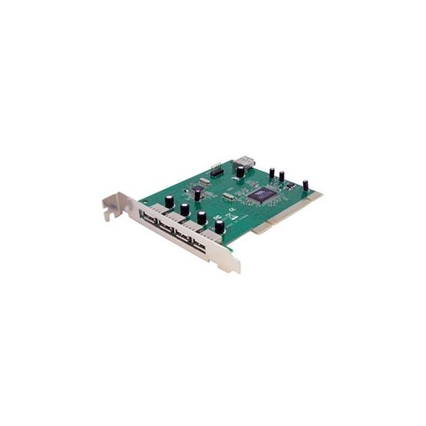 Tarjeta pci startech usb 2.0 7 puertos 4x externos 3x internos