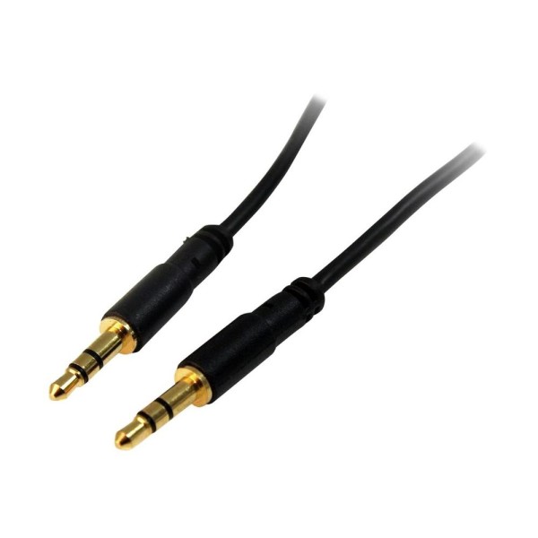 Cable jack 3.5mm startech 0.91m - macho - macho - negro
