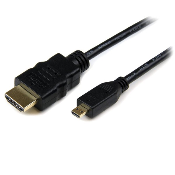 Cable hdmi a micro hdmi startech 0.5m - macho - macho - negro