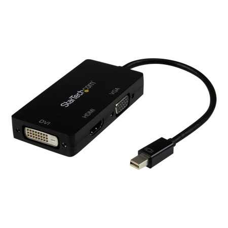 Adaptador mini dp a vga - dvi - d - hdmi startech 0.27m - macho - hembra - negro