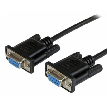 Cable db9 startech 1m - hembra - hembra - negro