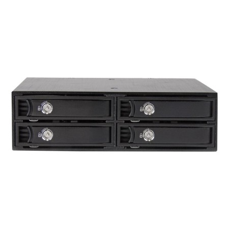 Rack movil startech 5.25 pulgadas 4x 2.5 pulgadas