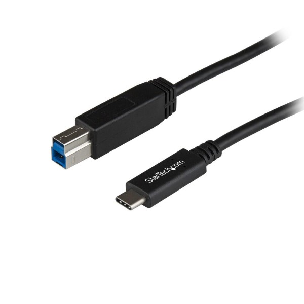 Cable usb tipo c a usb tipo b startech 1m - macho - macho - negro