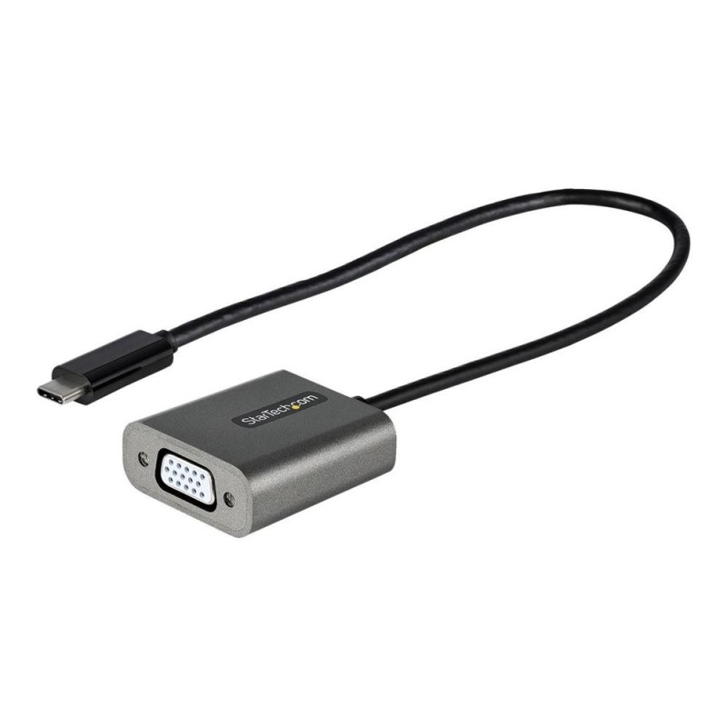 Adaptador usb tipo c a vga startech 0.30m - macho - hembra - negro