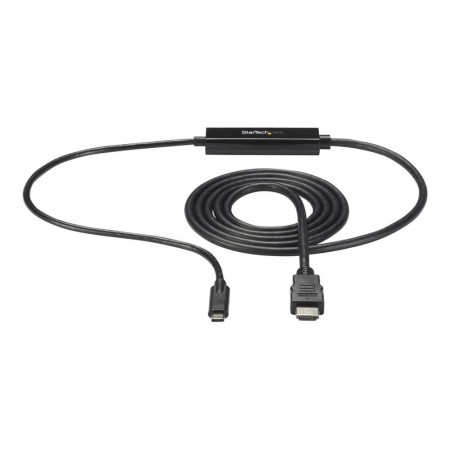 Cable usb tipo c a hdmi startech 1m - macho - macho - negro
