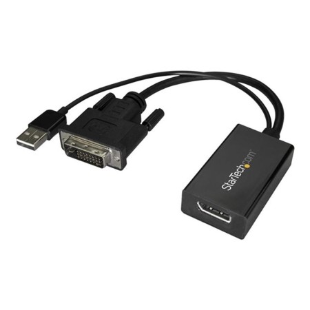 Adaptador dvi a displayport - usb 2.0 startech macho - hembra - negro