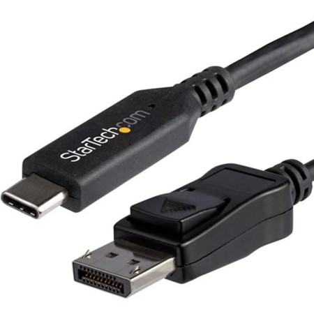 Cable usb tipo c a displayport startech 1.8m - macho - macho - negro