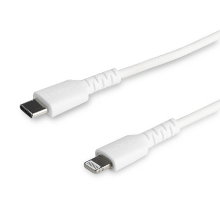 Cable lightning a usb tipo c startech 1m - macho - macho - blanco
