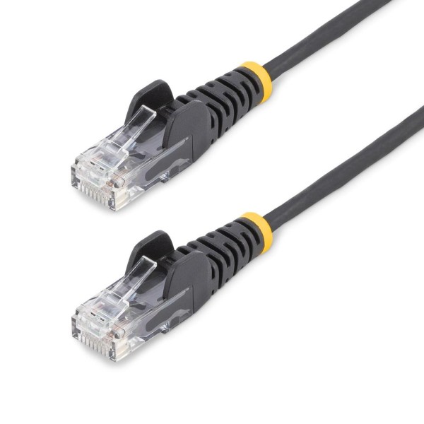 Cable de red startech latiguillo rj45 lszh utp cat6 0.5m negro