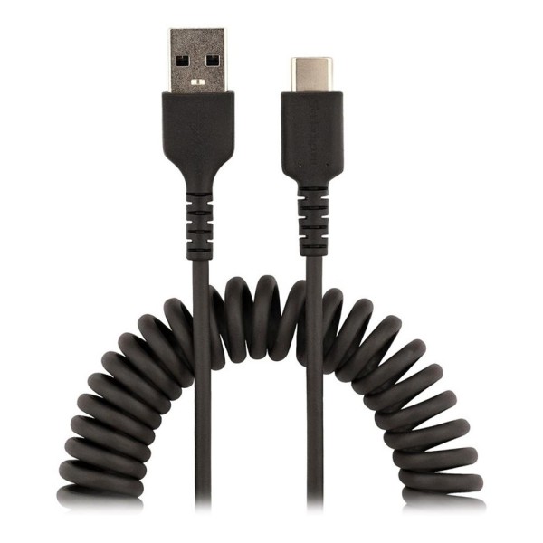 Cable usb tipo a a usb tipo c startech 1m - macho - macho - negro - rizado