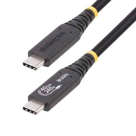 Cable usb tipo c startech 1m - macho - macho - negro