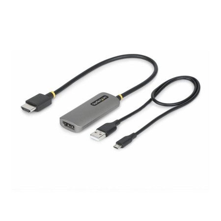 Adaptador hdmi a displayport startech 0.3m - macho - hembra - gris