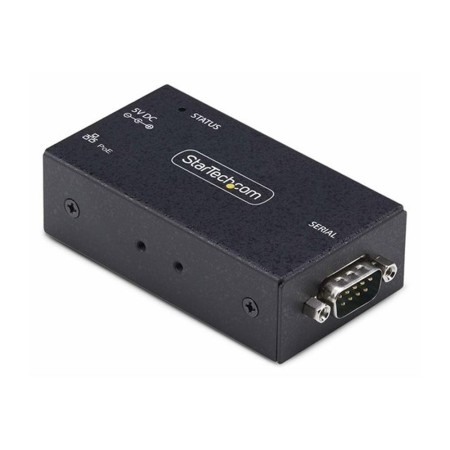 Adaptador rs232 a ethernet poe startech macho - hembra