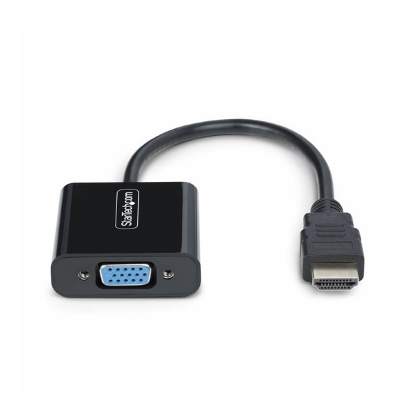 Adaptador hdmi a vga startech 18.95cm - macho - hembra - negro