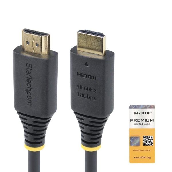 Cable hdmi 4k startech 3m - macho - macho - negro