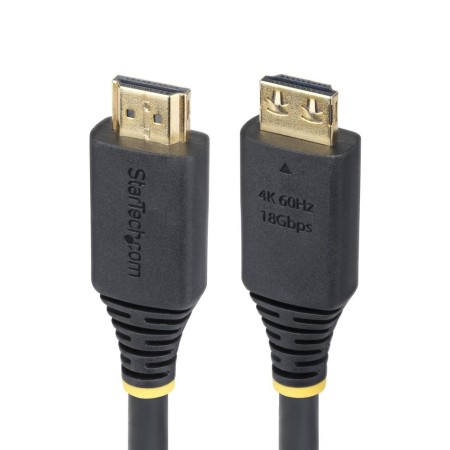 Cable hdmi 4k con agarre startech 3m - macho - macho - negro