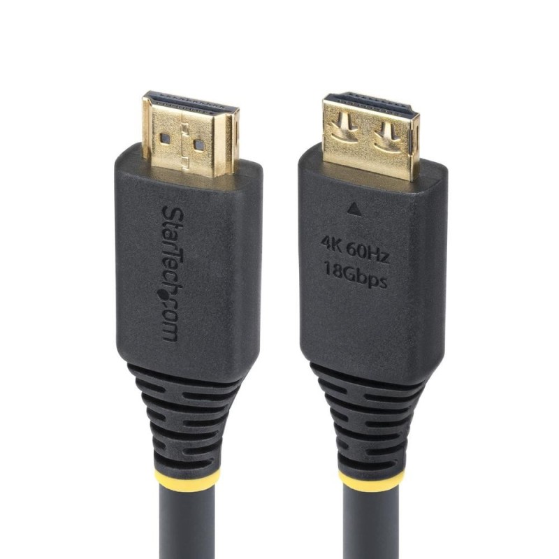 Cable hdmi 4k con agarre startech 7m - macho - macho - negro