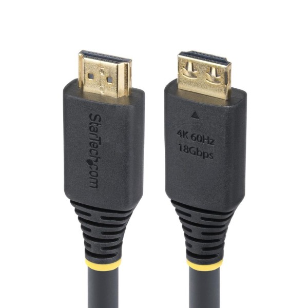 Cable hdmi 4k con agarre startech 7m - macho - macho - negro