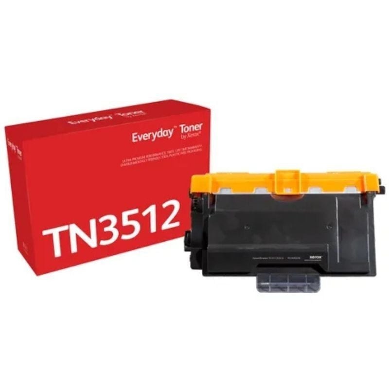Tóner compatible Xerox 006R05200 compatible con Brother TN3512 Alta Capacidad/ 12000 páginas/ Negro