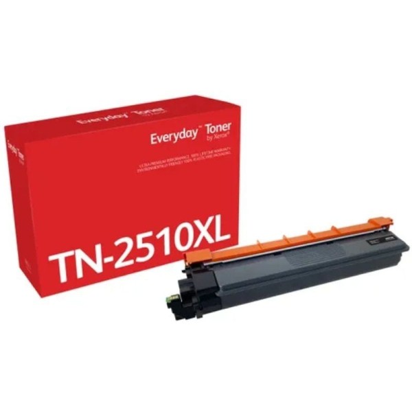 Tóner compatible Xerox 006R04870 compatible con Brother TN2510XL Alta Capacidad/ Negro