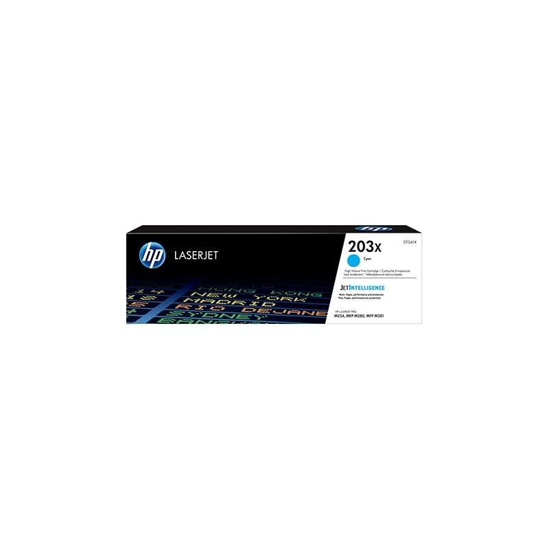 Toner hp original laserjet 203x cyan