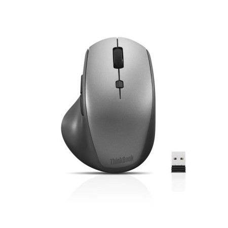 MOUSE LENOVO WIRELESS THINKBOOK MEDIA 2.4GHZ 7 botones, nano receptor, dise¤o ergonomico