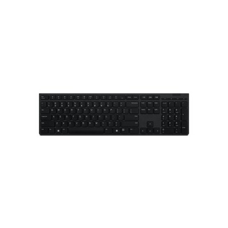TECLADO LENOVO WIRELESS + BLUETOOTH RECARGABLE (Cambie sin problemas hasta 3 dispositivos a través d