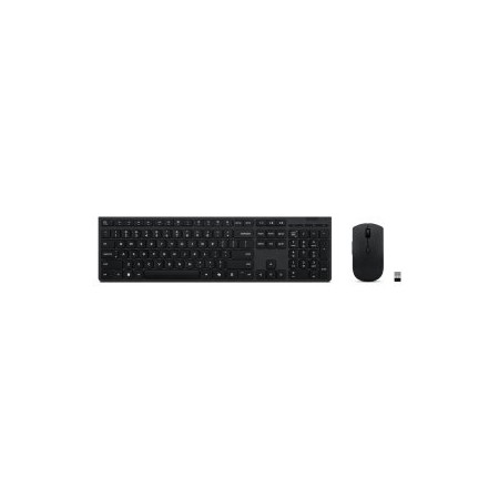 TECLADO Y MOUSE LENOVO WIRELESS PROFESIONAL 2,4Ghz BLUETOOTH 3dispositivos Tecla Copilot RECARGABLE