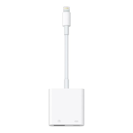 Adaptador lightning a usb tipo a - lightning apple macho - hembra