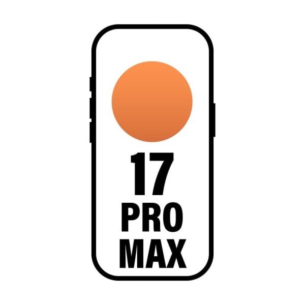 Smartphone Apple iPhone 17 Pro Max 2TB/ 6.9″/ 5G/ Naranja cósmico
