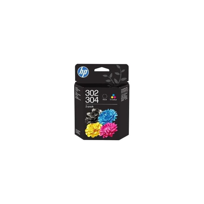 CARTUCHO HP Nº 302 Nº 304 PARA HP DeskJet 1110, 2130, 2600, 3630, 3700 series, HP ENVY 4520, 5010, 5