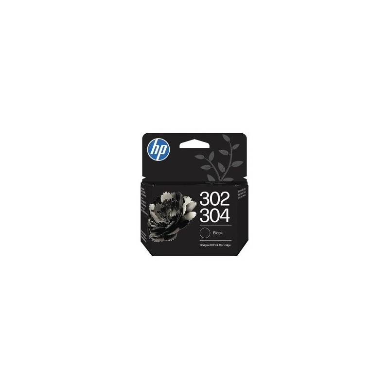 CARTUCHO Nº 302 Nº 304 NEGRO HP DeskJet 1110, 2130, 2600, 3630, 3700 series, HP ENVY 4520, 5010, 502