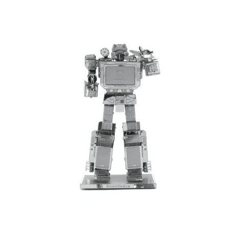 MAQUETA 3D METAL FASCINATIONS SOUNDWAVE TRANSFORMERS MONTAJE SIN PEGAMENTO NI SOLDADURA MAQUETAS 3D