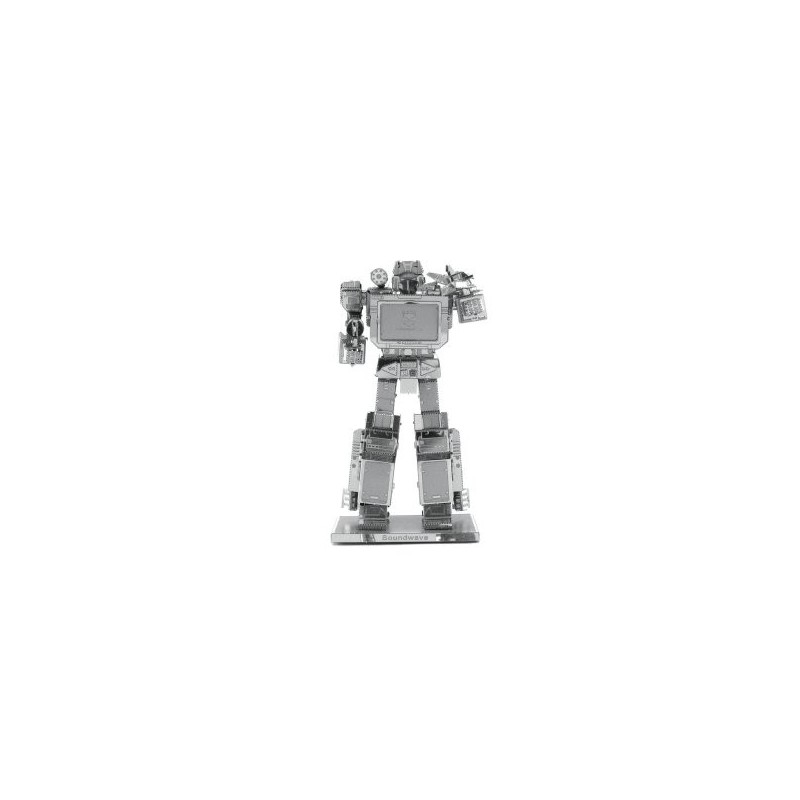 MAQUETA 3D METAL FASCINATIONS SOUNDWAVE TRANSFORMERS MONTAJE SIN PEGAMENTO NI SOLDADURA MAQUETAS 3D