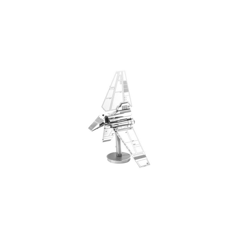 MAQUETA 3D METAL FASCINATIONS STAR WARS IMPERIAL SHUTTLE MONTAJE SIN PEGAMENTO NI SOLDADURA