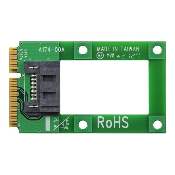 Adaptador msata a sata startech para hdd - ssd sata 6gb - s