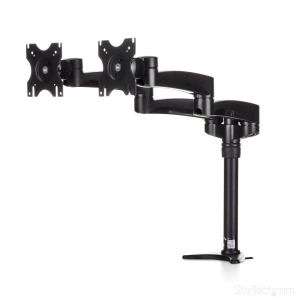 Soporte mesa startech vesa hasta 24 pulgadas 100x100mm max 13.6kg