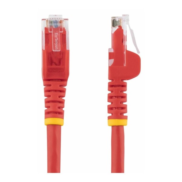 Cable de red startech latiguillo rj45 utp cat6 1m rojo