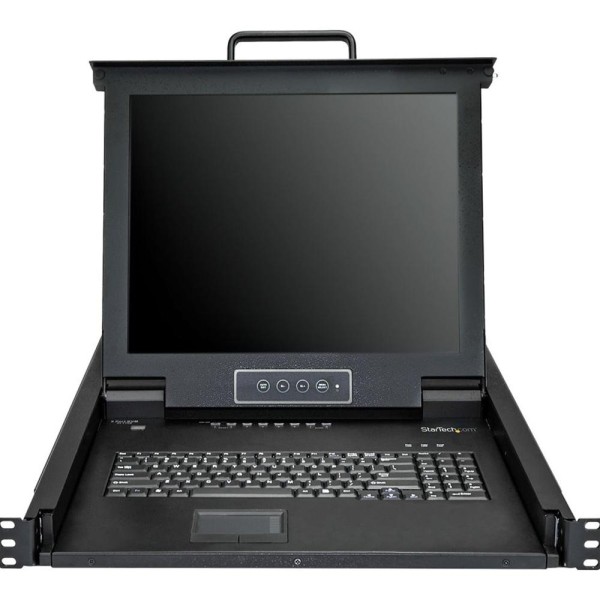 Consola kvm startech de montaje en rack de servidores 17 pulgadas