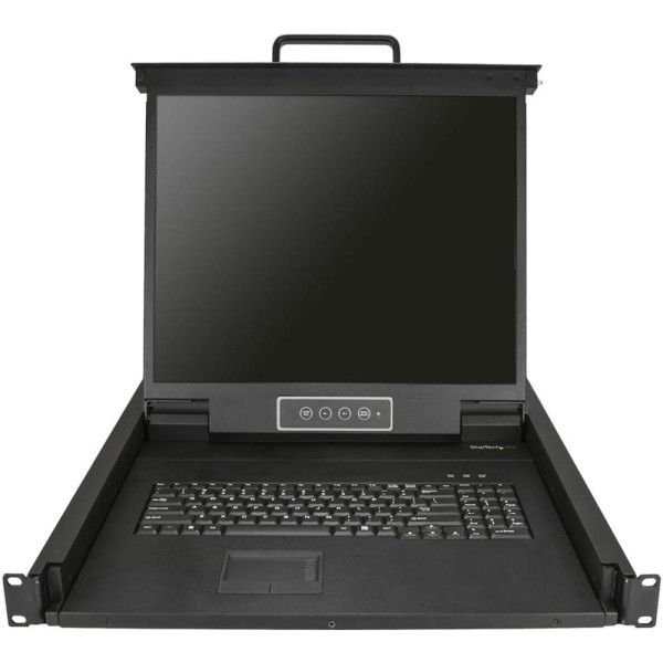 Consola kvm startech de montaje en rack de servidores 19 pulgadas