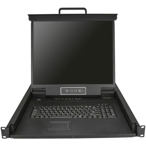 Consola kvm startech de montaje en rack de servidores 19 pulgadas