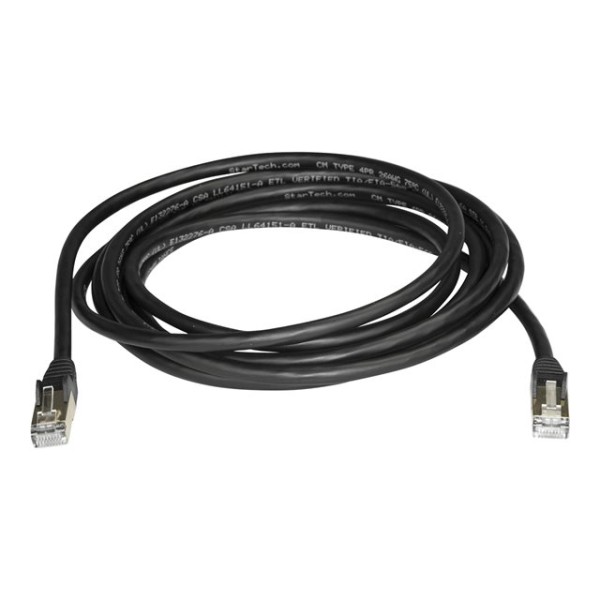 Cable de red startech latiguillo rj45 stp cat6a 3m negro