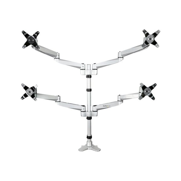 Soporte mesa startech vesa hasta 27 pulgadas 100x100mm max 45.2kg brazo cuadruple